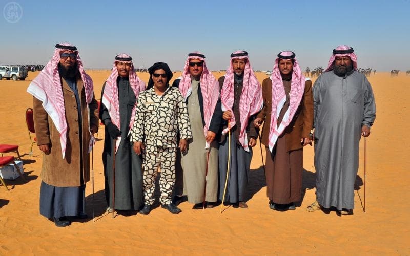 اختتام عرض الإبل المجاهيم فئة "100" المشاركة في جائزة الملك عبدالعزيز بأم رقيبة لتبدأ غدا "الفردي"