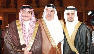 رجل الأعمال أنس إسماعيل أبو داود يحتفل بزفاف ابنتيه إلى منير باناجة ورياض بن حمد