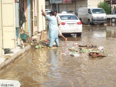 أمانة جدة تحدد أكثر من 100 موقع خطر لتجمعات مياه السيول