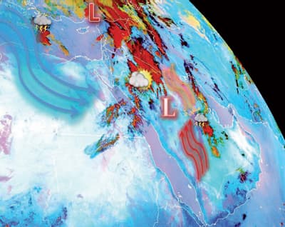 السعودية : برودة في الشمال وأمطار في الوسطى والمرتفعات والشمالية الشرقية