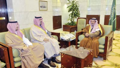 أمير منطقة الرياض بالنيابة يستقبل رئيس اللجنة التنفيذية في «إنسان»