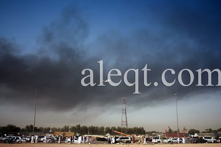 قصة مصورة .. خادم الحرمين يوجه بمتابعة المصابين في حادث انفجار شاحنة الغاز
