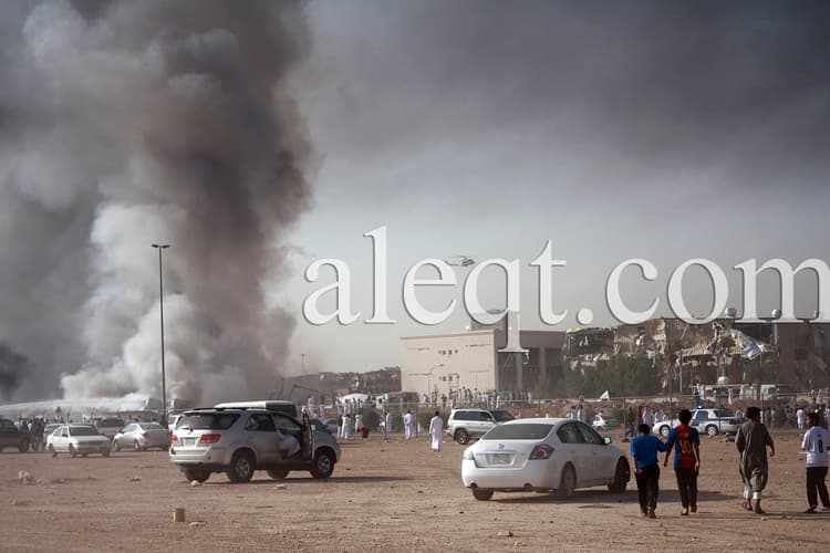 قصة مصورة .. خادم الحرمين يوجه بمتابعة المصابين في حادث انفجار شاحنة الغاز