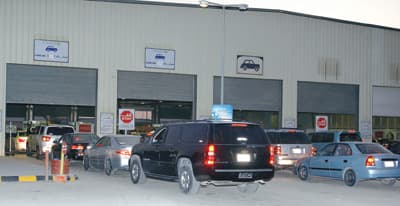 إنشاء محطة للفحص الدوري للسيارات على طريق ديراب