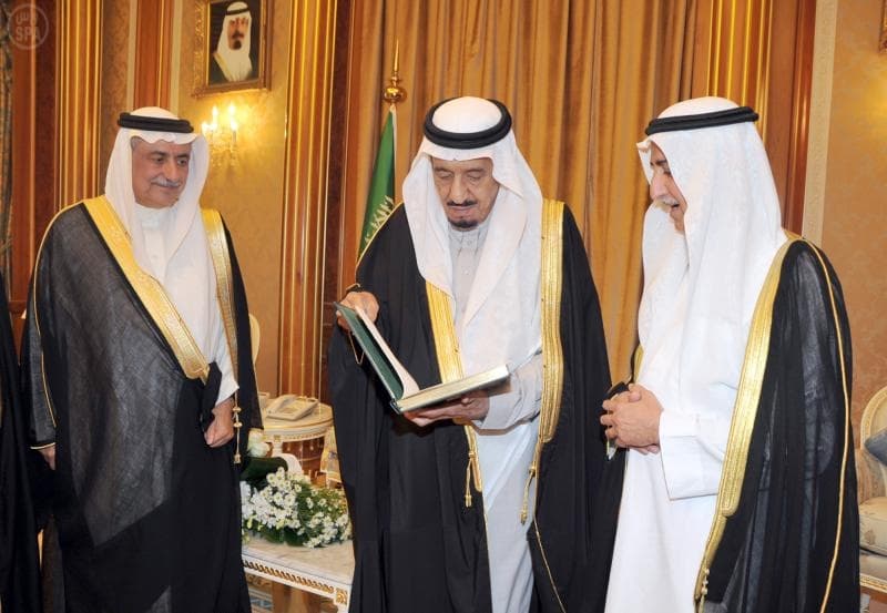 ولي العهد والنائب الثاني يتسلمان التقرير السنوي لمؤسسة النقد