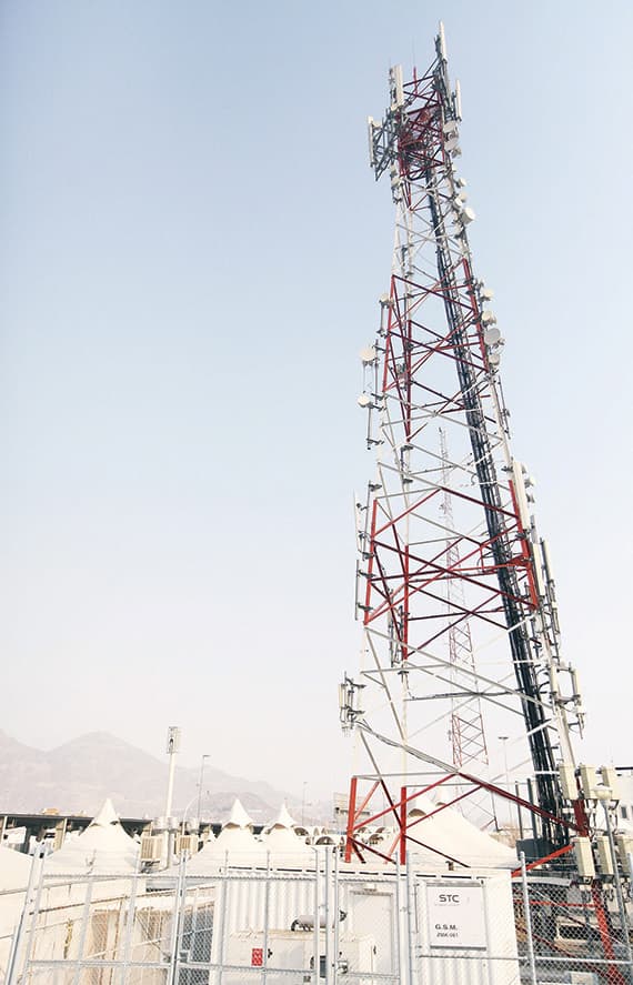 «الاتصالات السعودية» تنفرد بتقديم خدمات الجيلين الثالث والرابع للحجاج في المشاعر المقدسة