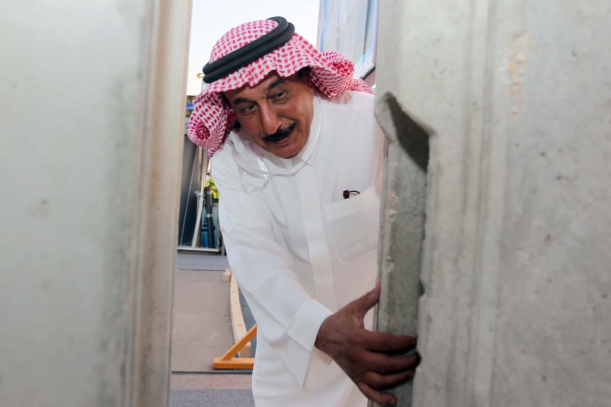قصة مصورة : انطلاق فعاليات معرض "البناء السعودي 2014"