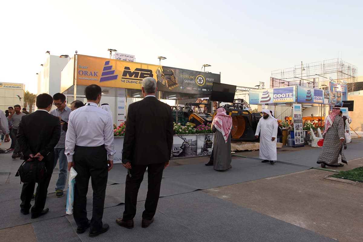 قصة مصورة : انطلاق فعاليات معرض "البناء السعودي 2014"