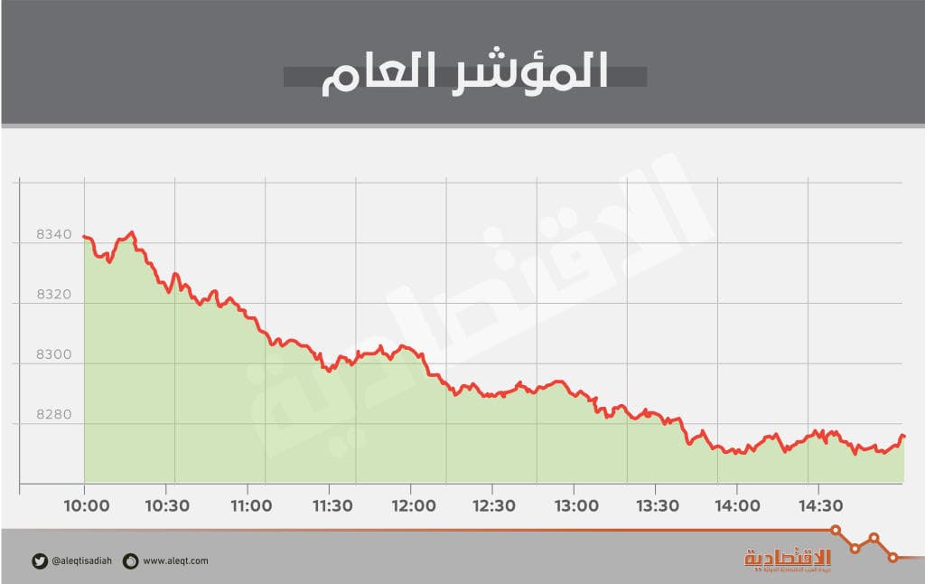 بضغط "القيادية".. الأسهم السعودية تمحو مكاسبها السابقة وتفقد مستوى 8300