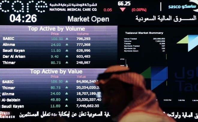 مؤشر الأسهم السعودية يغلق منخفضًا عند مستوى 8448.48 نقطة
