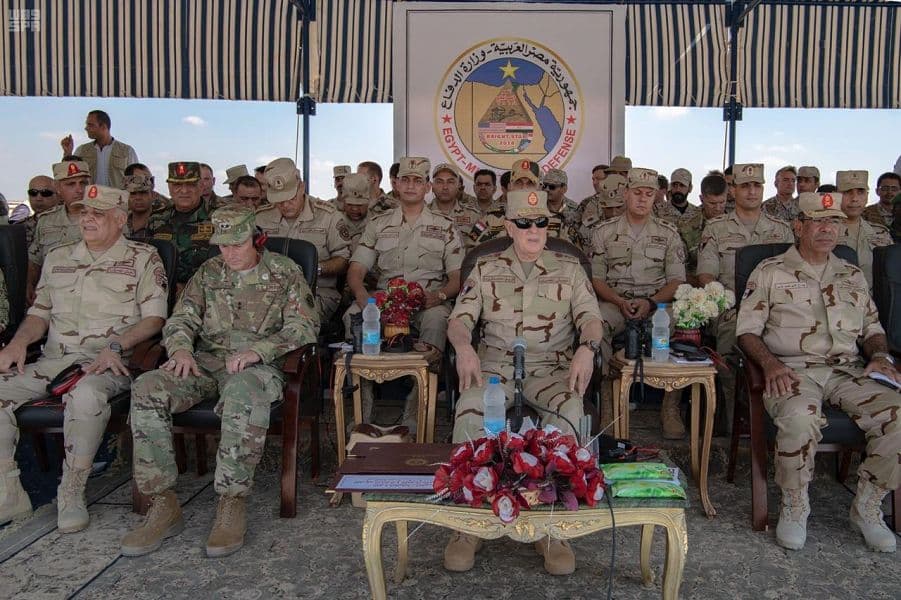 اختتام مناورات تمرين "النجم الساطع 2018" في مصر بمشاركة القوات السعودية