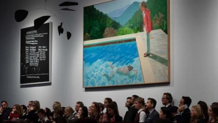 لوحة لفنان بريطاني تباع بـ 90 مليون دولار في مزاد بنيويورك