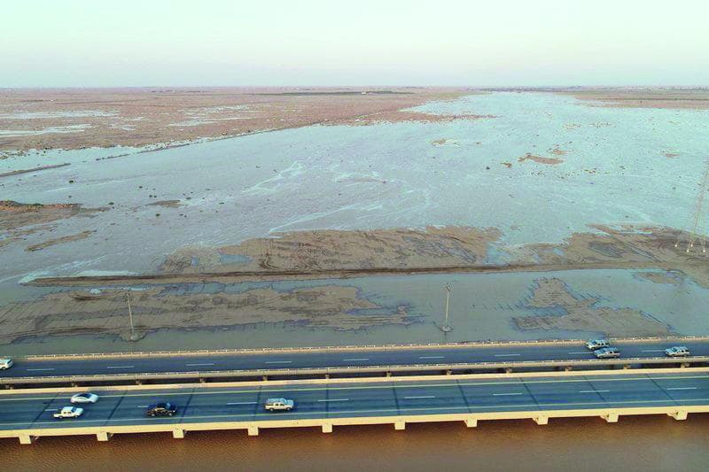 وادي الرمة يصل إلى القصيم بعد غياب 11 عاما