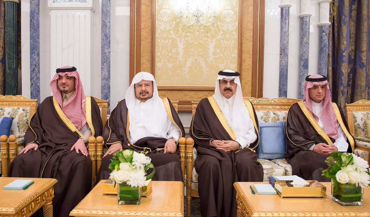 الملك يستقبل رئيس مجلس النواب العراقي وعددا من أعضاء المجلس