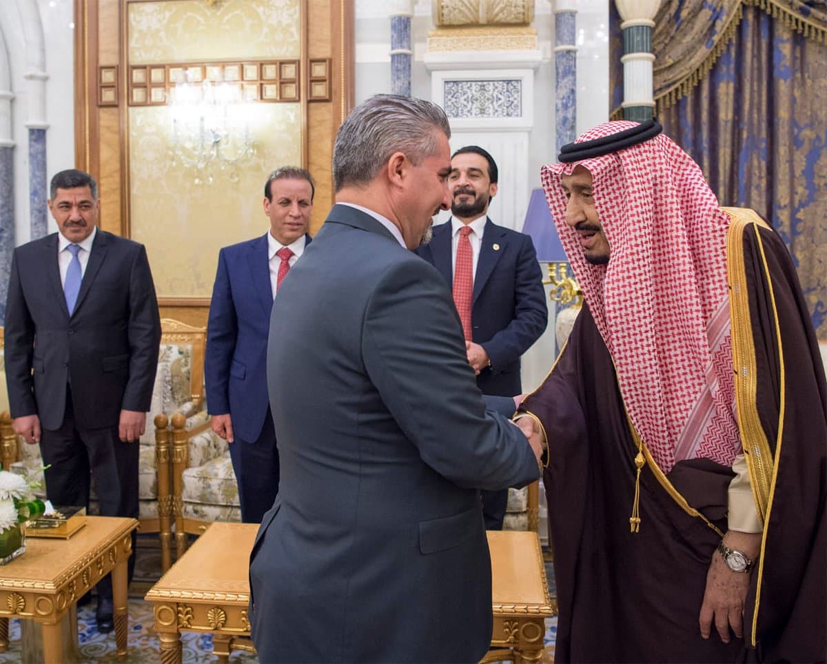 الملك يستقبل رئيس مجلس النواب العراقي وعددا من أعضاء المجلس