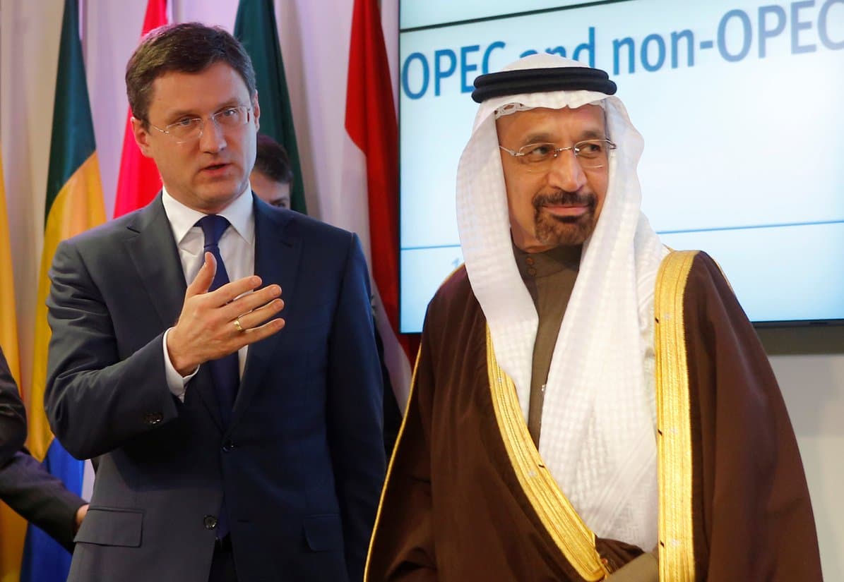 وزير الطاقة السعودي يلتقي نظيره الروسي قبل اجتماعات أوبك والمنتجين