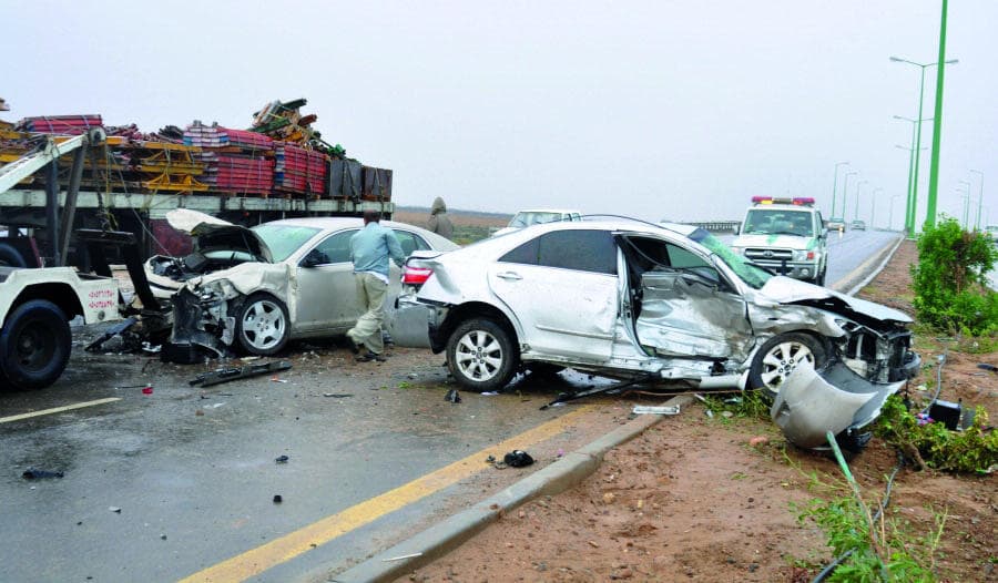 75 ألف حادث مروري في السعودية خلال 3 أشهر