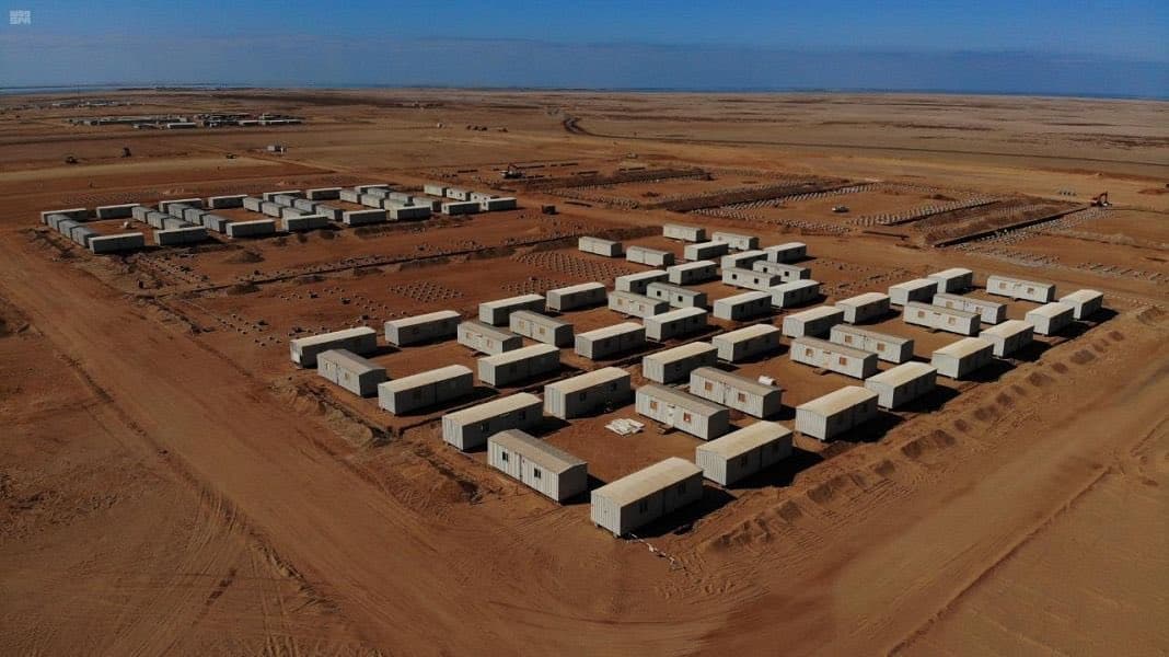 بدء تهيئة أرض مدينة الموظفين في مشروع البحر الأحمر