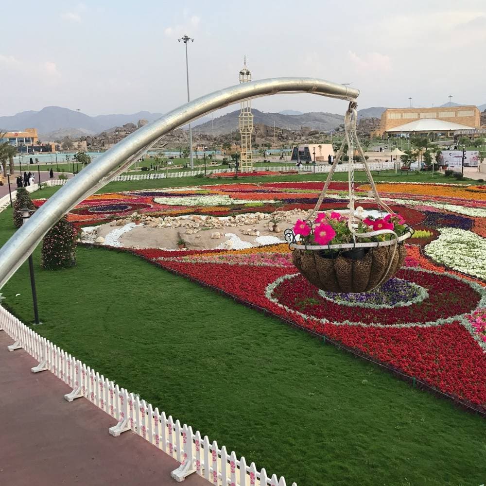 تضم الطائف عشرات المتنزهات."واس"