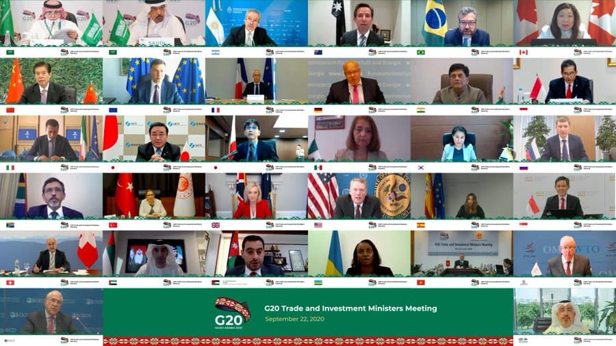 البيان الختامي لاجتماع وزراء التجارة والاستثمار لمجموعة العشرين يؤكد على دعم انتعاش التجارة والاستثمار الدولي