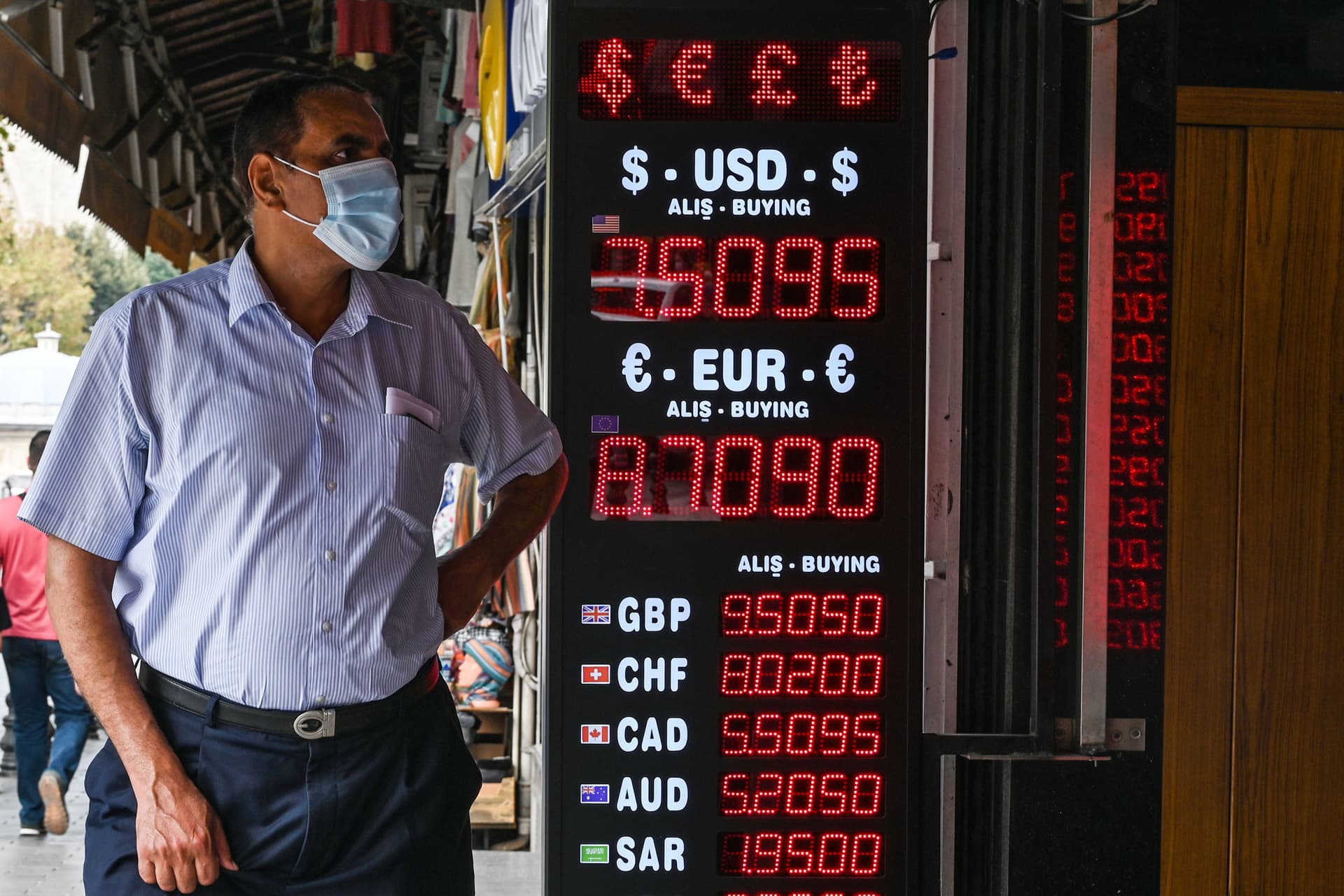 المخاوف من العقوبات تهبط بالليرة التركية.. 7.8 مقابل الدولار