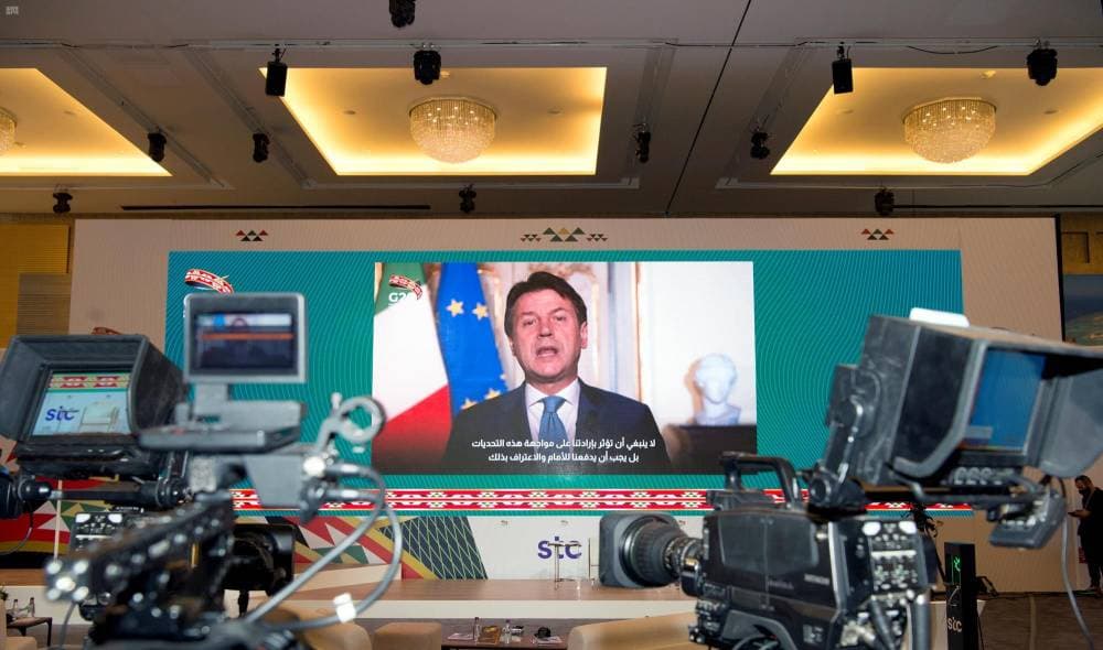 رئيس الوزراء الإيطالي أكد التزام بلاده للوصول إلى خلو الكربون بحلول 2050.