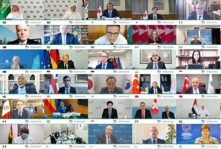 مجموعة العشرين تمدد لستة أشهر تعليق ديون الدول الفقيرة