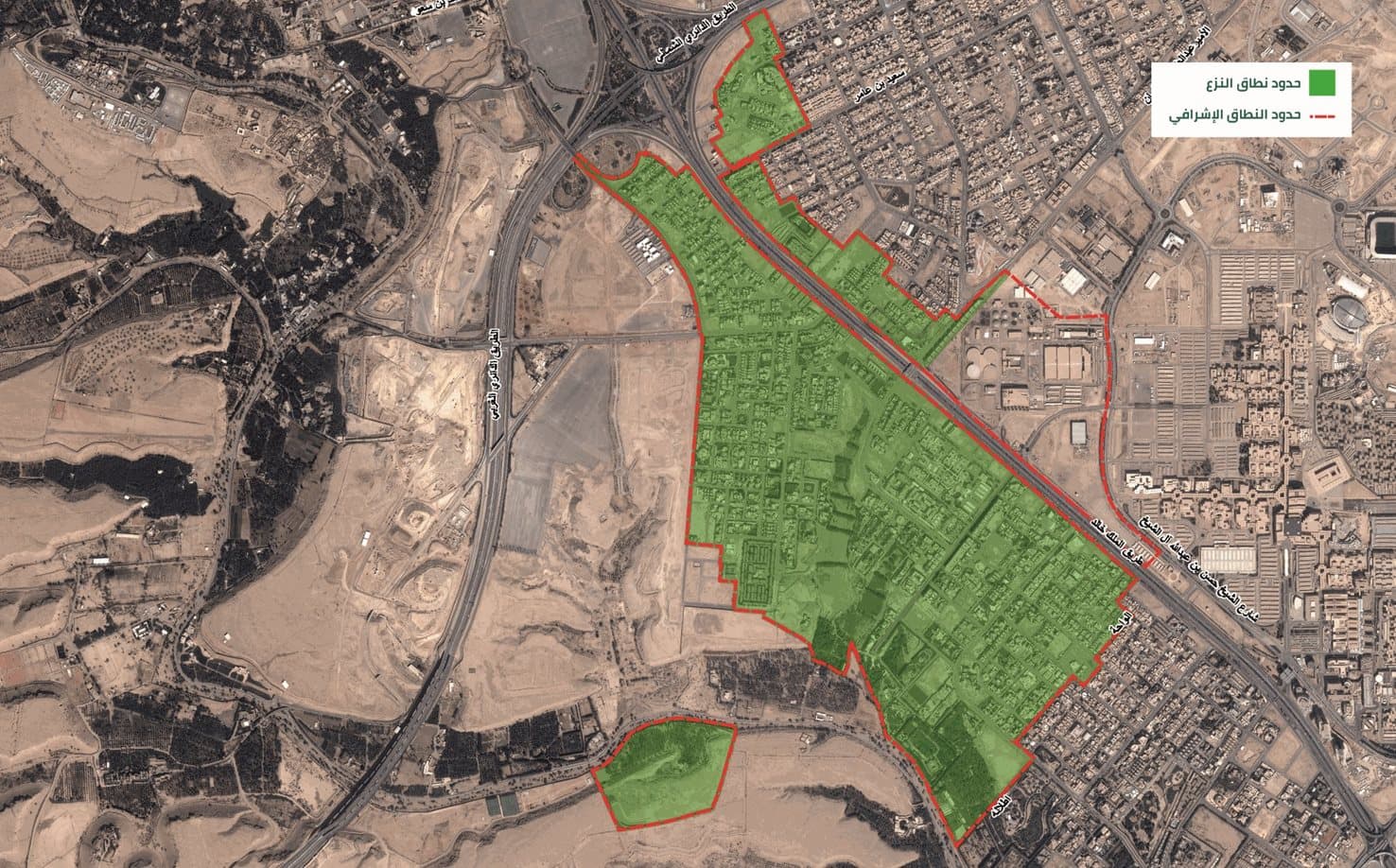بدء إجراءات نزع الملكية لعقارات من أحياء "الخزامى - النخيل - عرقة"