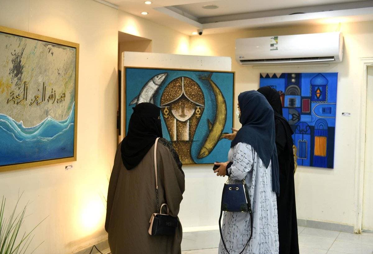 يهدف المعرض إلى التعريف بالمبدعين.