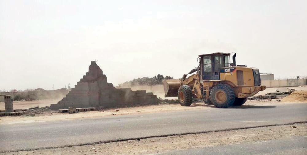 إزالة تعديات على أراض حكومية في جدة تتجاوز مساحتها 4.5 مليون م2