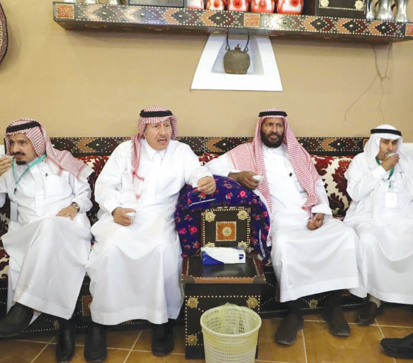 محمد الخضير، عبدالله الزازان، إدريس الدريس وحمد القاضي