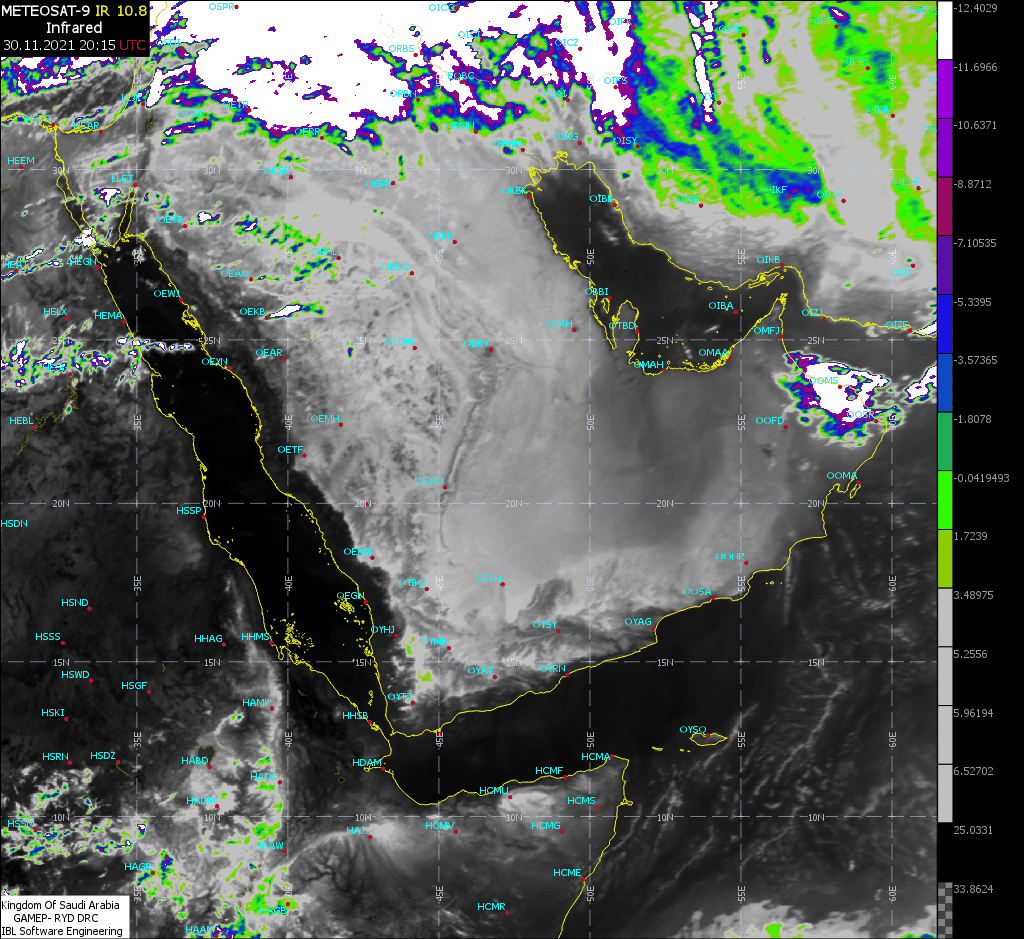 موجة باردة تبدأ من شمال المملكة غدا وتصل الوسطى مساء الجمعة