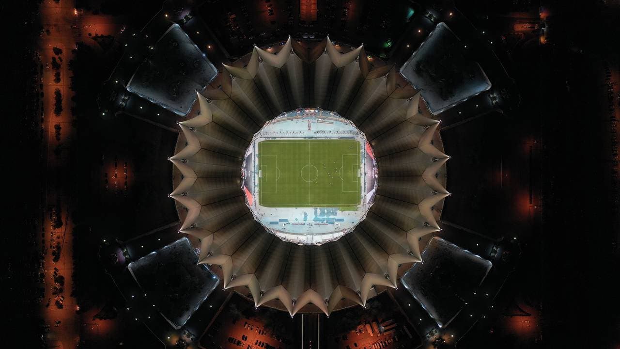 ستاد الملك فهد الدولي خلال نزال الريال وبرشلونة.