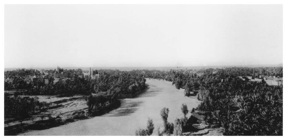 مشهد يوضح معالم الدرعية.