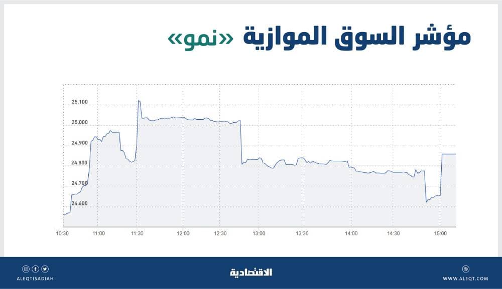 «نمو» تفقد 152 نقطة بتداولات قيمتها 31 مليون ريال