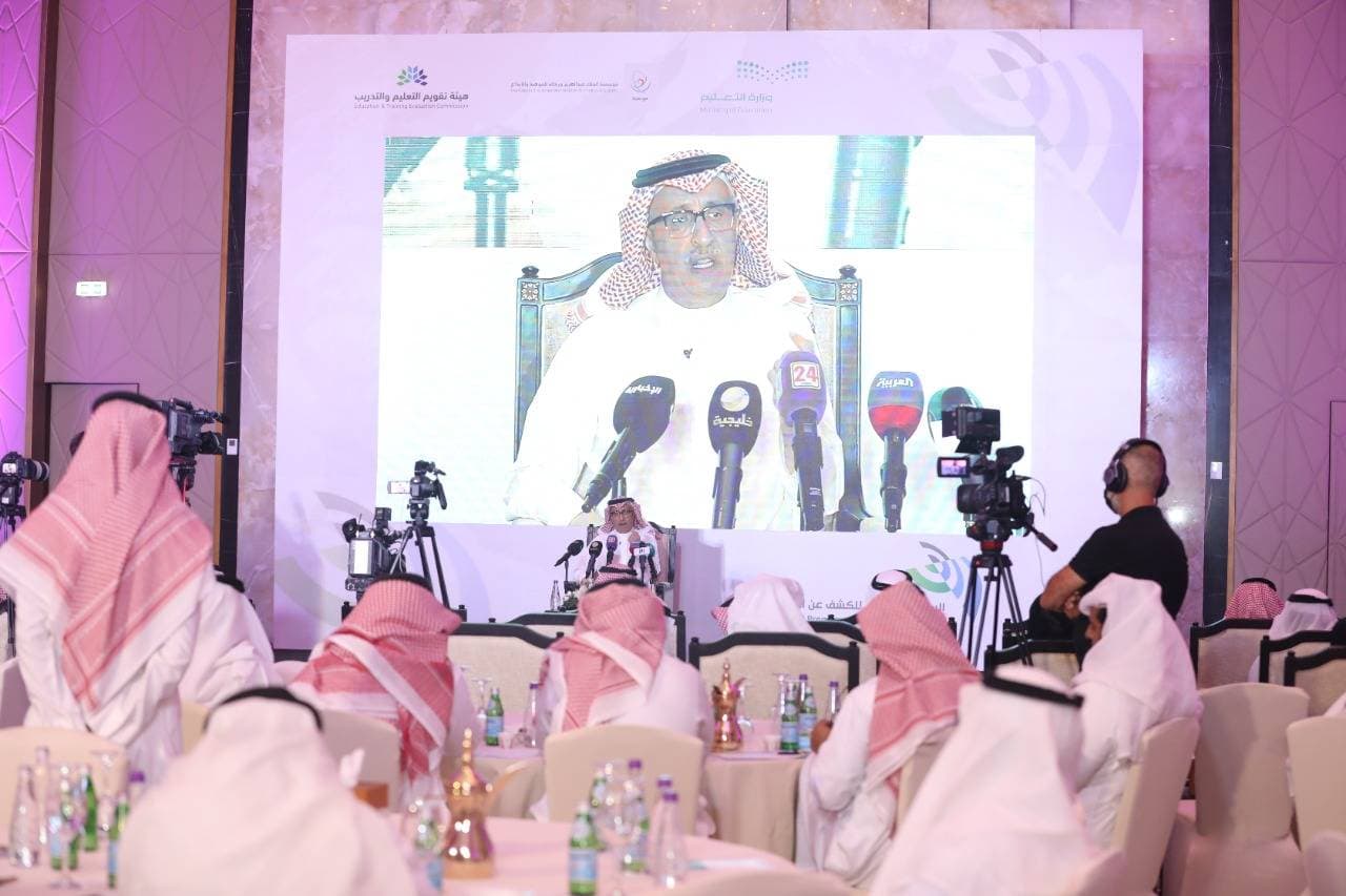 المتحمي خلال حديثه في المؤتمر الصحافي.