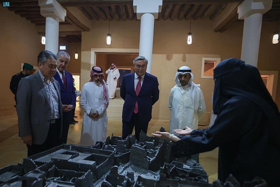 وزير الخارجية يستقبل في الدرعية نظرائه في الخليج ودول آسيا الوسطى