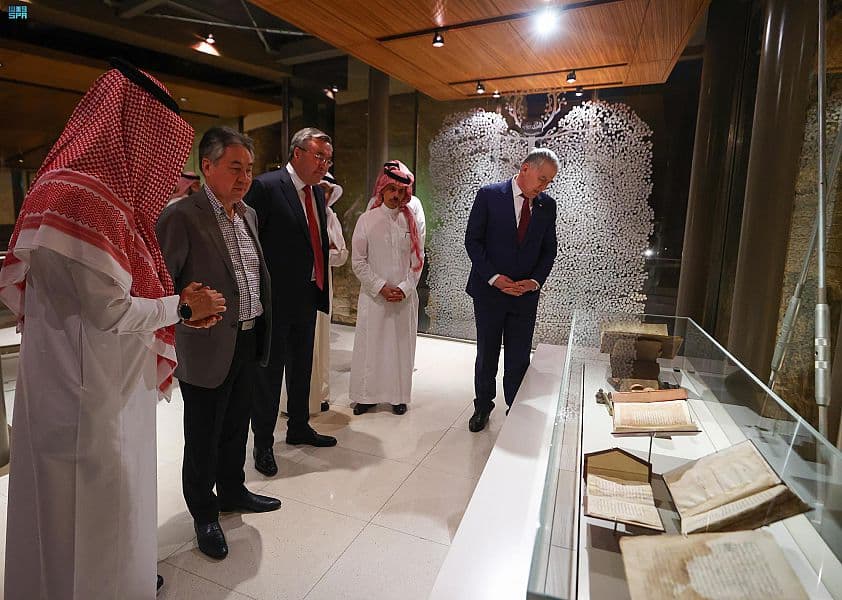 وزير الخارجية يستقبل في الدرعية نظرائه في الخليج ودول آسيا الوسطى