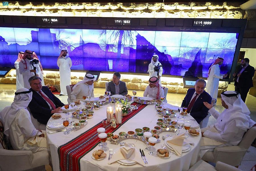 وزير الخارجية يستقبل في الدرعية نظرائه في الخليج ودول آسيا الوسطى