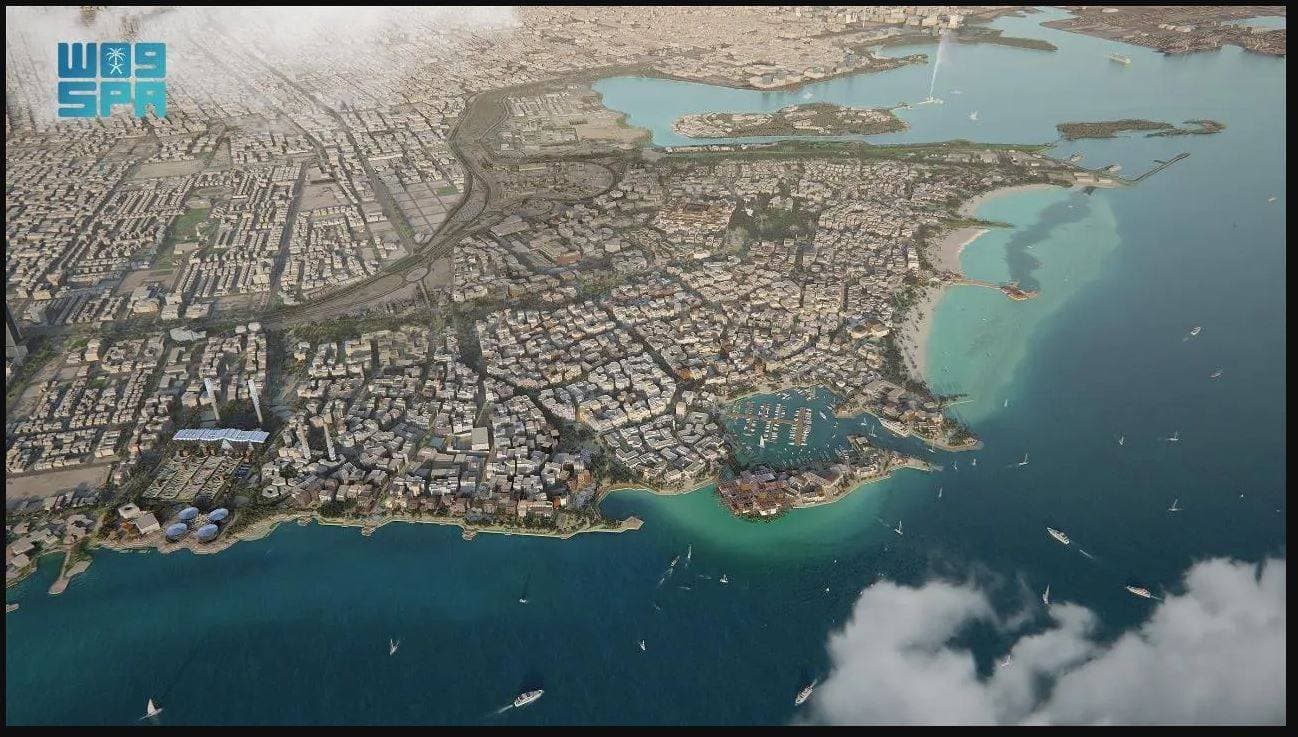 تصميم معالم الوجهة الأربعة من قبل 4 مكاتب هندسية عالمية مرموقة. «واس»