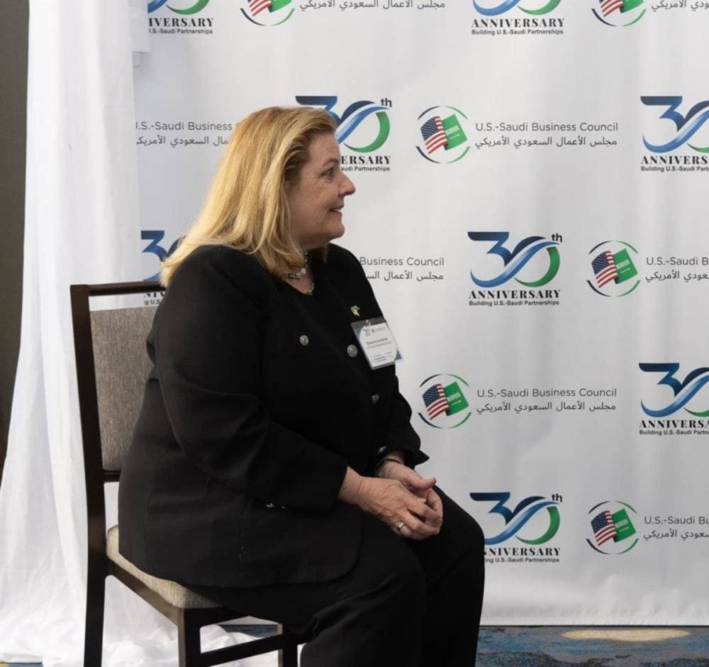 سوزان ليندمان الرئيس المؤقت المدير التنفيذي لمجلس الأعمال السعودي الأمريكي. "واس"