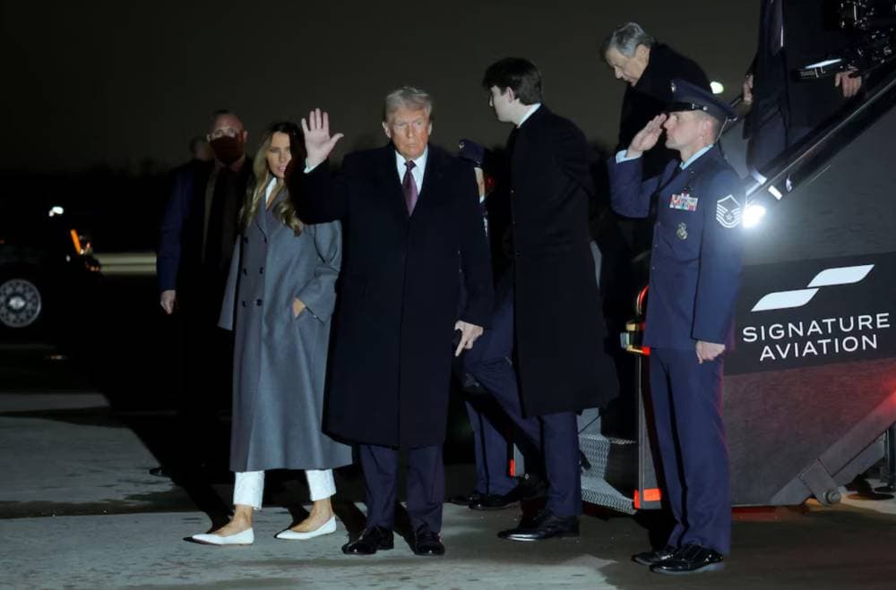 ترمب يصل إلى واشنطن.. ودرجات الحرارة المنخفضة تنقل مراسم التنصيب إلى الكونجرس