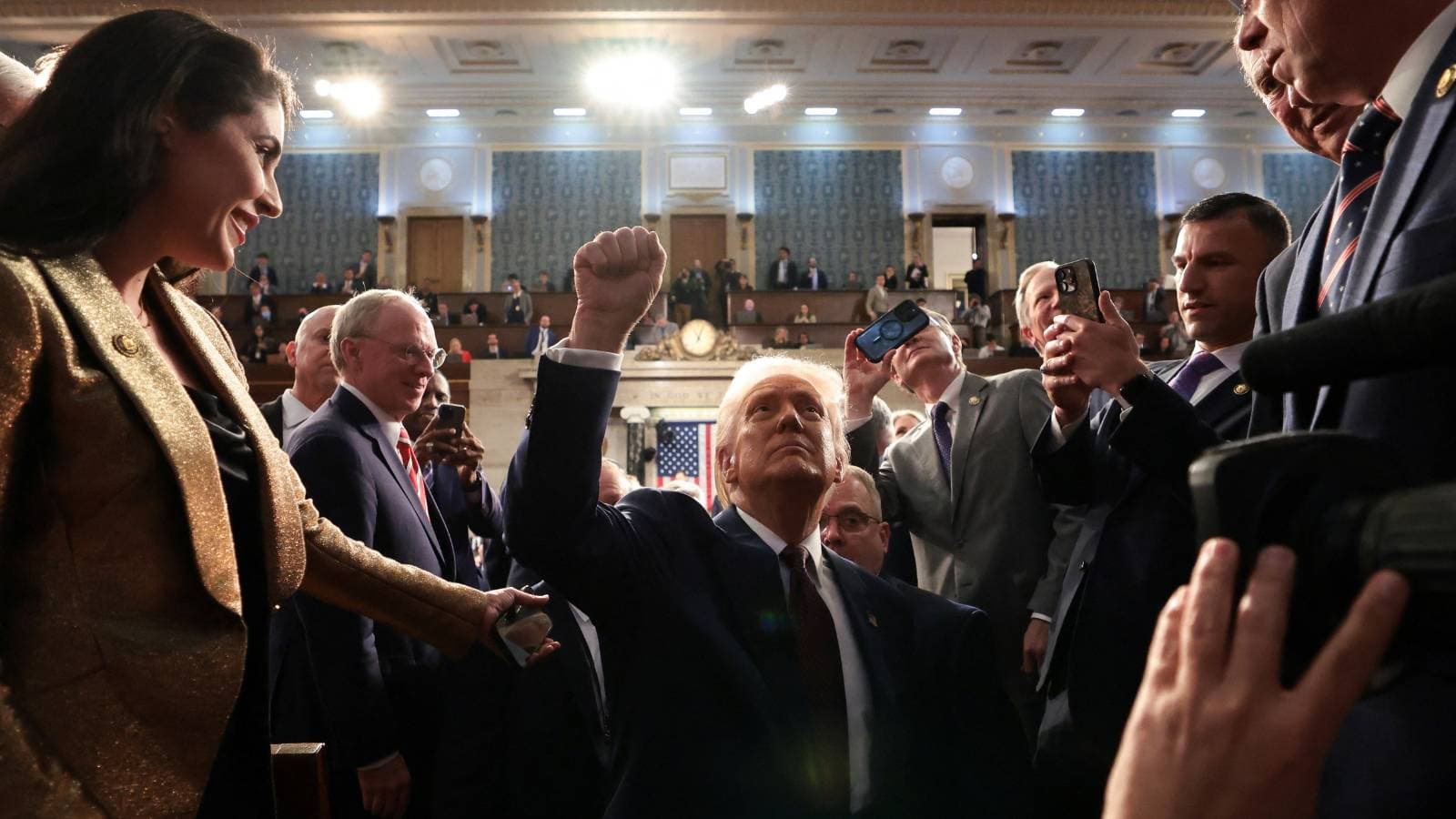 ترمب أمام الكونجرس: الرسوم الجمركية قد تتسبب ببعض الاضطرابات