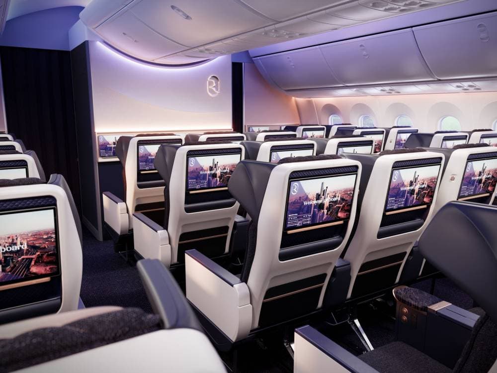 «طيران الرياض» يستعد للتشغيل بالكشف عن التصاميم الداخلية لأسطوله