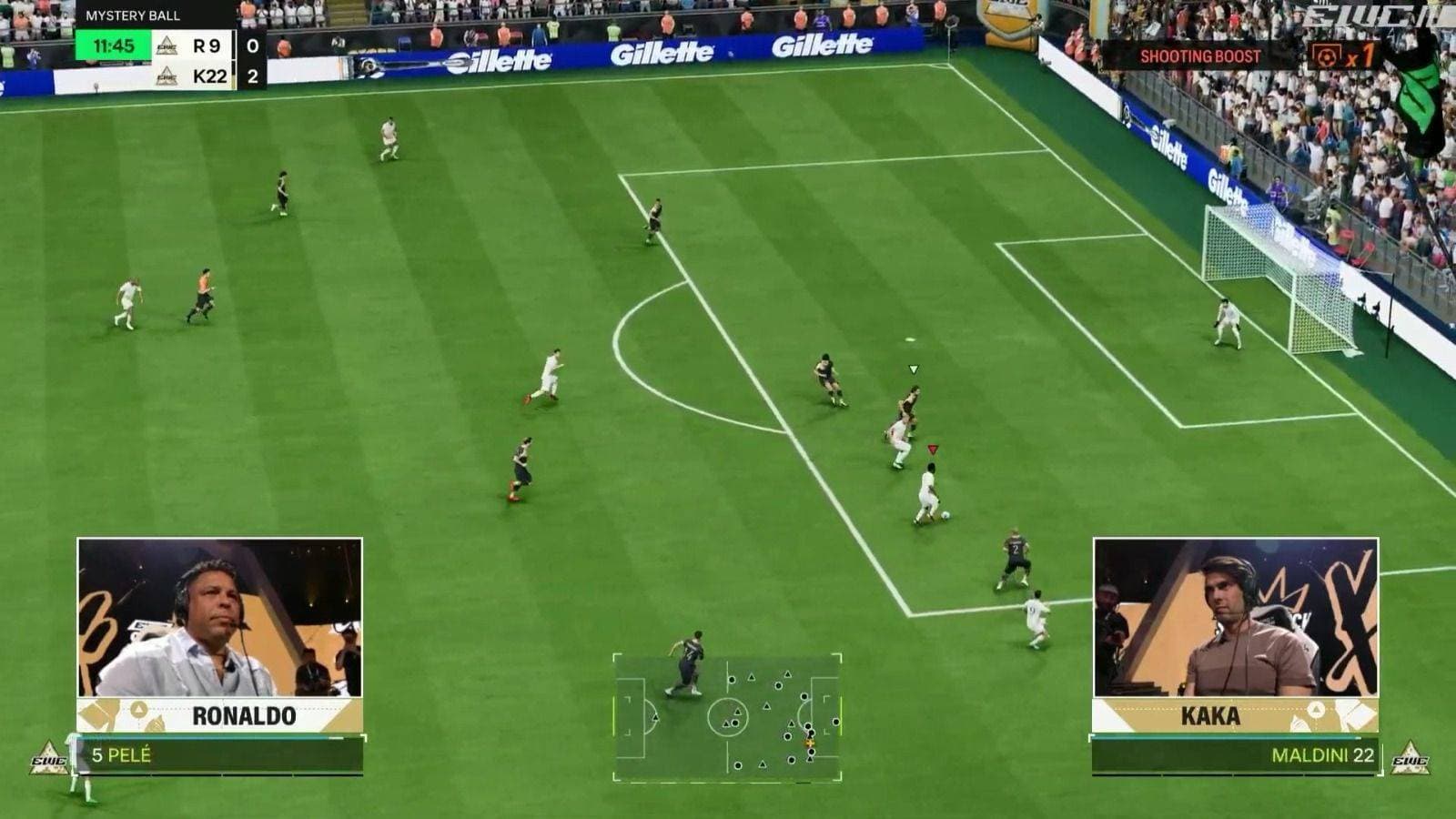 "كاكا" يحسم مواجهة الأساطير ضد "الظاهرة" وبيع أكثر من 70% من التذاكر