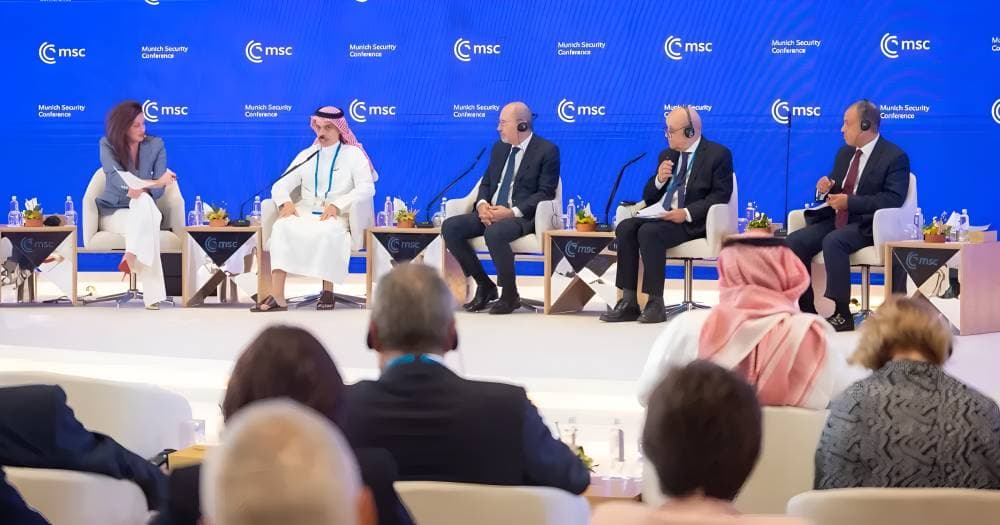 وزير الخارجية السعودي بمؤتمر ميونخ: مستعدون للانخراط البناء لمعالجة قضايا المنطقة
