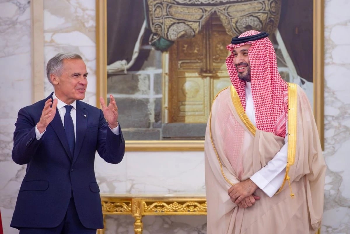 ولي العهد السعودي ورئيس وزراء كندا يشهدان توقيع مذكرات تفاهم