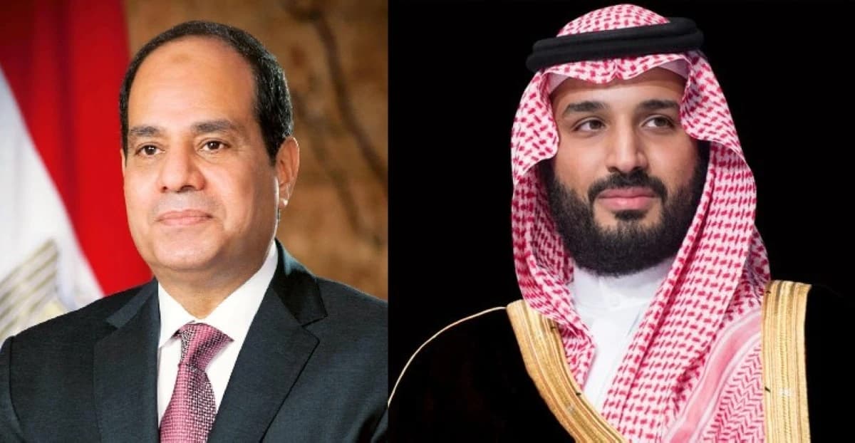 ولي العهد السعودي والرئيس المصري يبحثان المستجدات الإقليمية