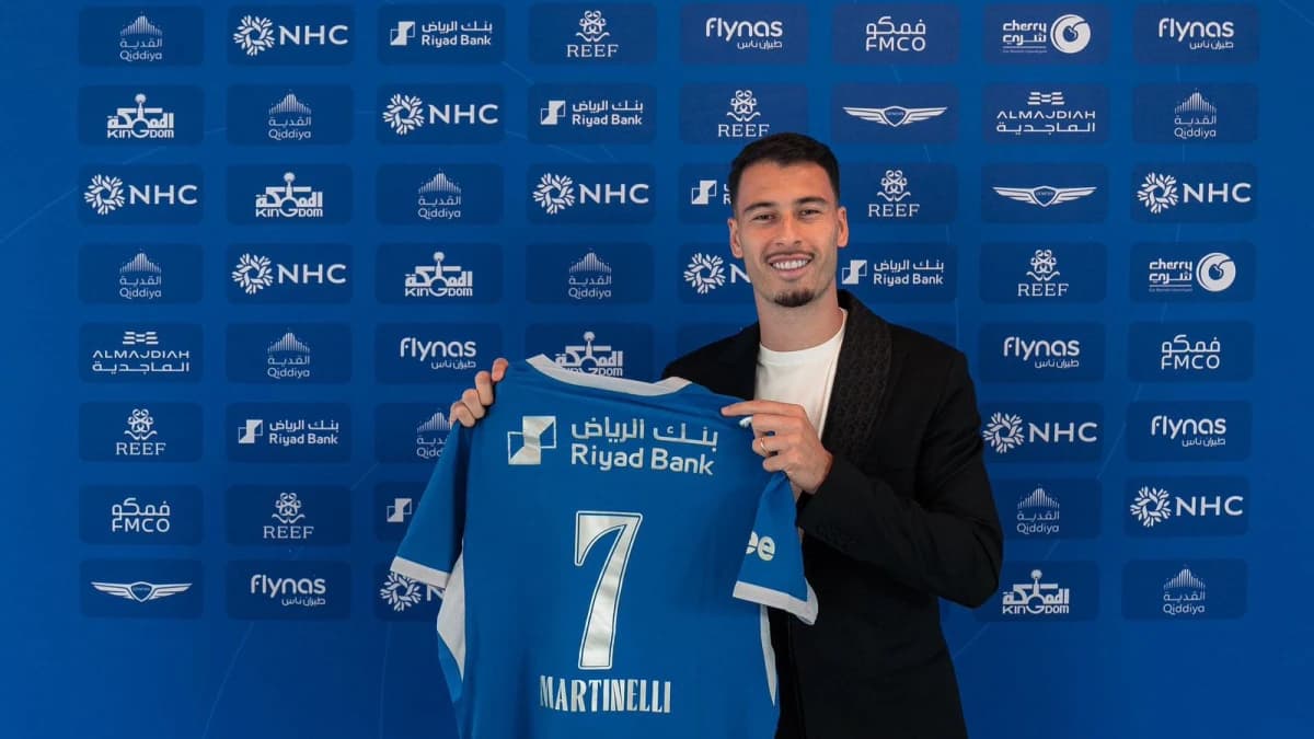الهلال يتعاقد مع البرازيلي مارتينيلي مقابل 60 مليون جنيه إسترليني