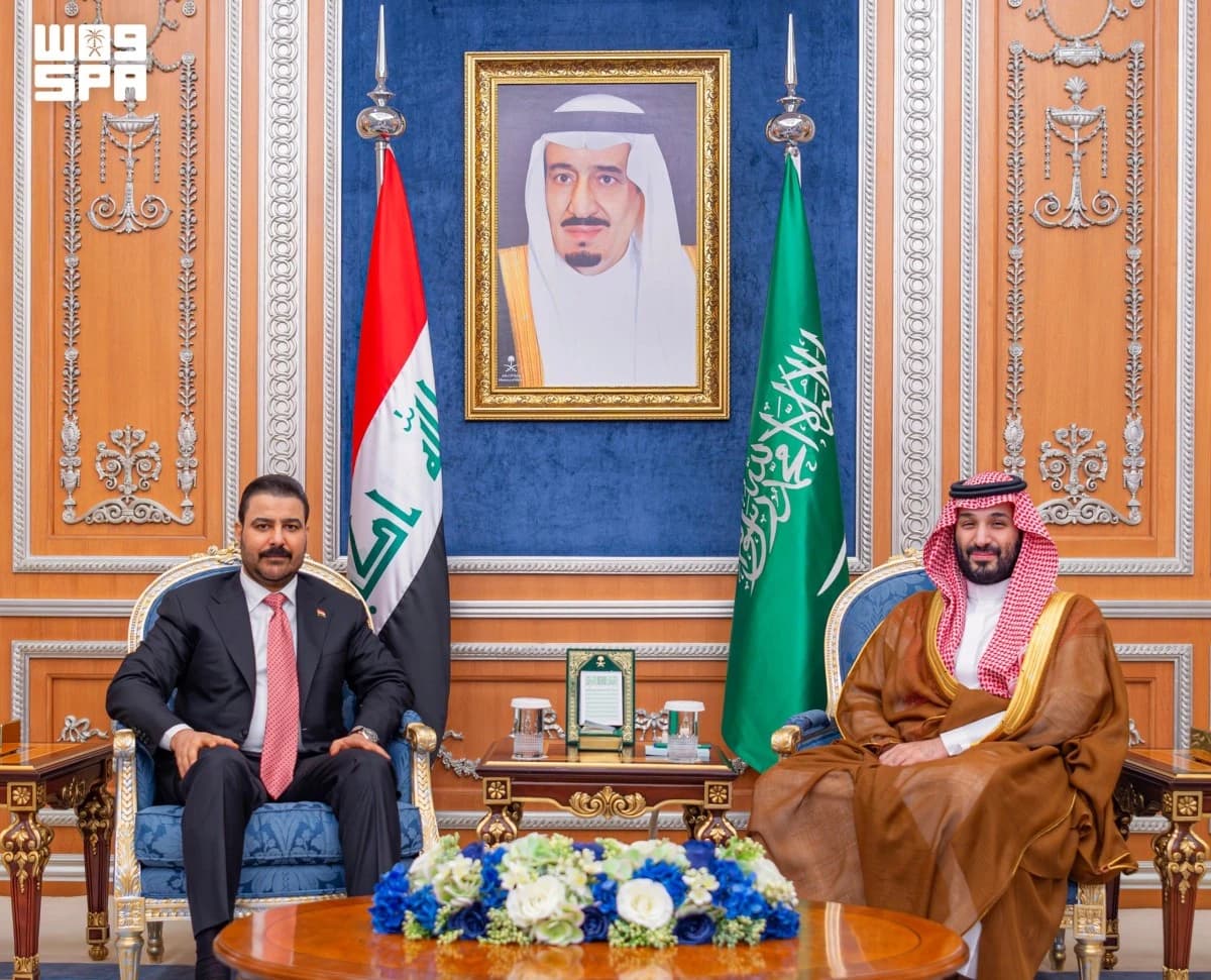 ولي العهد السعودي: المملكة حريصة على تعزيز التعاون مع العراق في مختلف المجالات